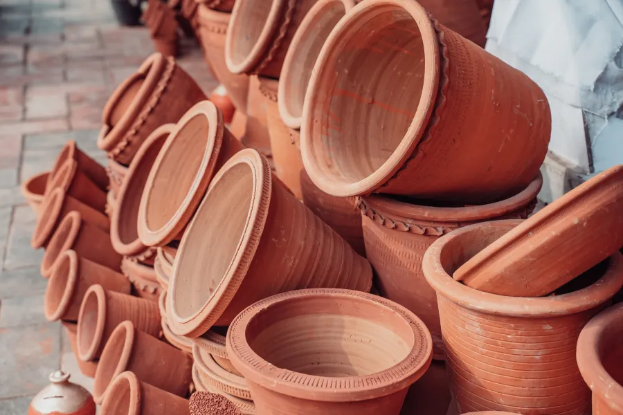 terracotta pots