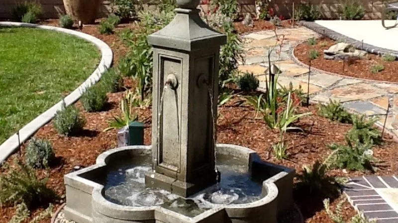 Fountain focal point